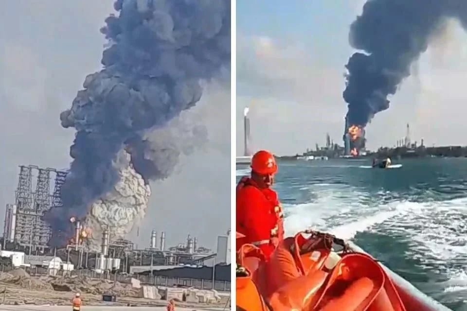 Afecta refinería Olmeca