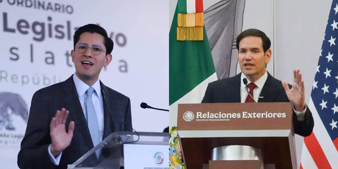 Habla Velasco con Rubio sobre seguridad y migración