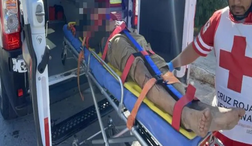 Termina arrollado al intentar ganarle al tren