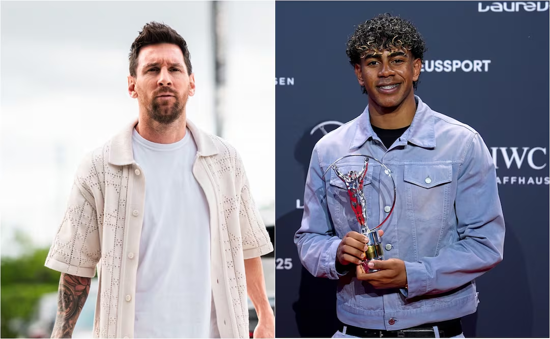 Lamine Yamal elogia a Messi: “Es un ídolo, el mejor deportista de la historia”